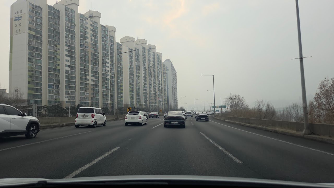 강변북로 마포대교 - 성수대교 드라이브 | 테슬라 모델 Y 주행영상 4K60P