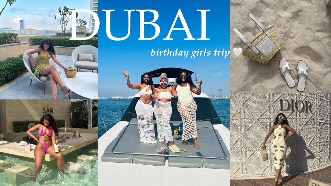 DUBAI BIRTHDAY TRAVEL VLOG | Girls Trip ft my sisters ♥️👯‍♀️