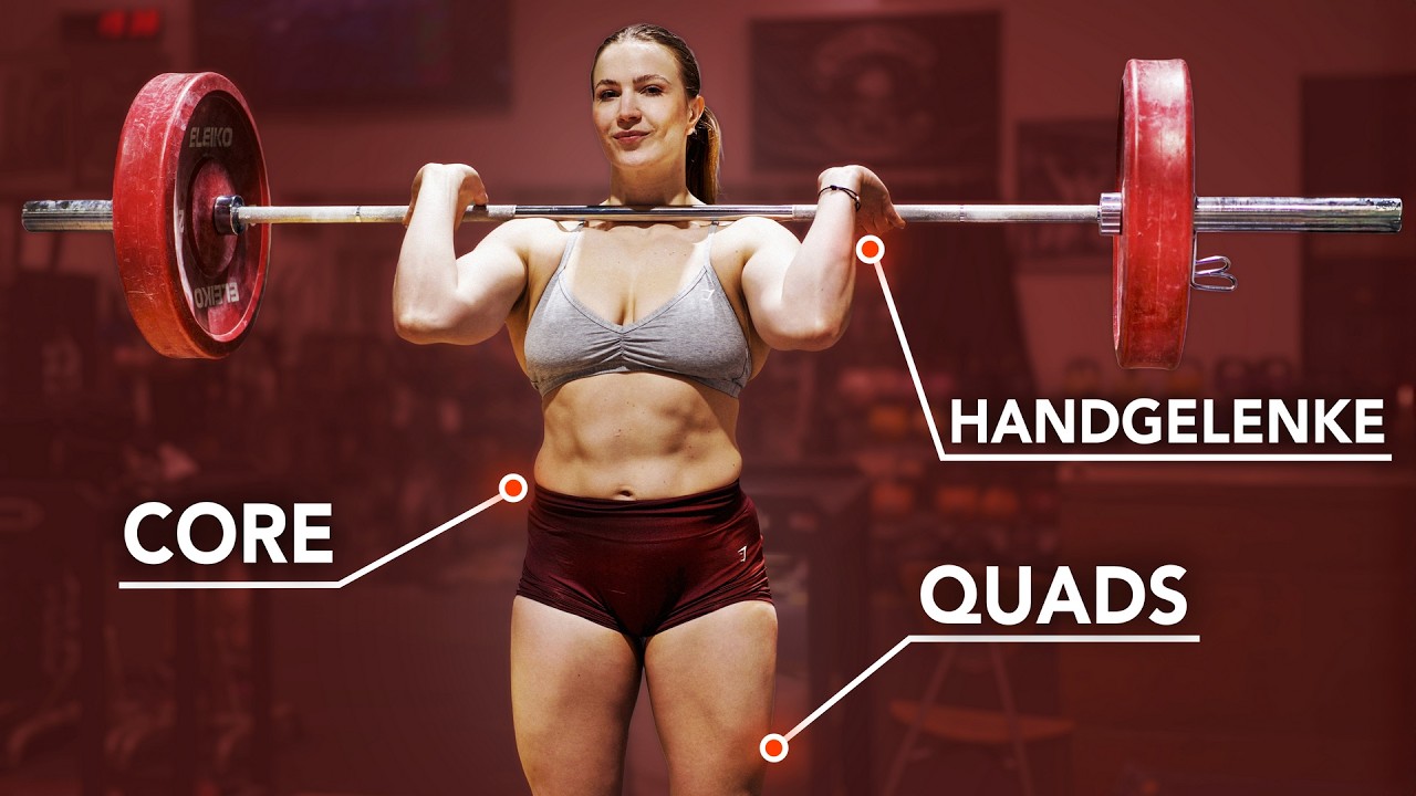 Frontkniebeuge richtig ausführen – Front Squats Tutorial für Anfänger