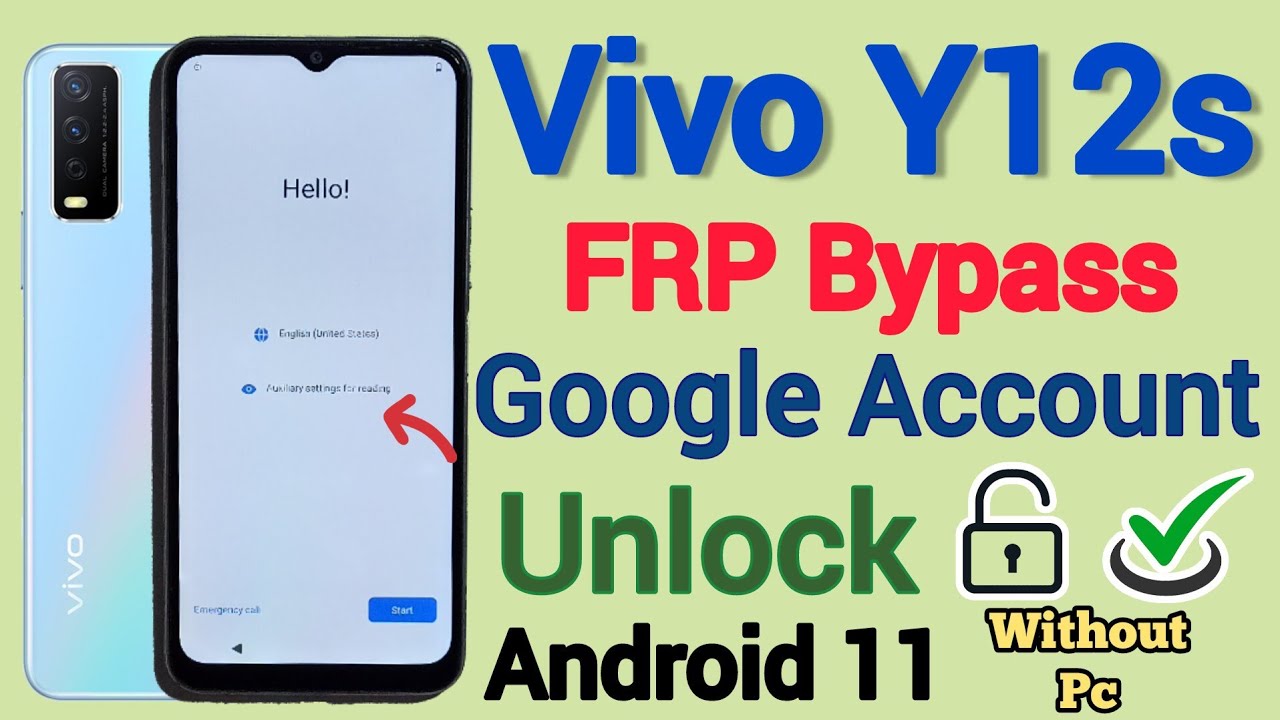 Vivo Y12s || FRP Bypass || Android 11 || Google Account Unlock || Without Pc || New Method || 2023.