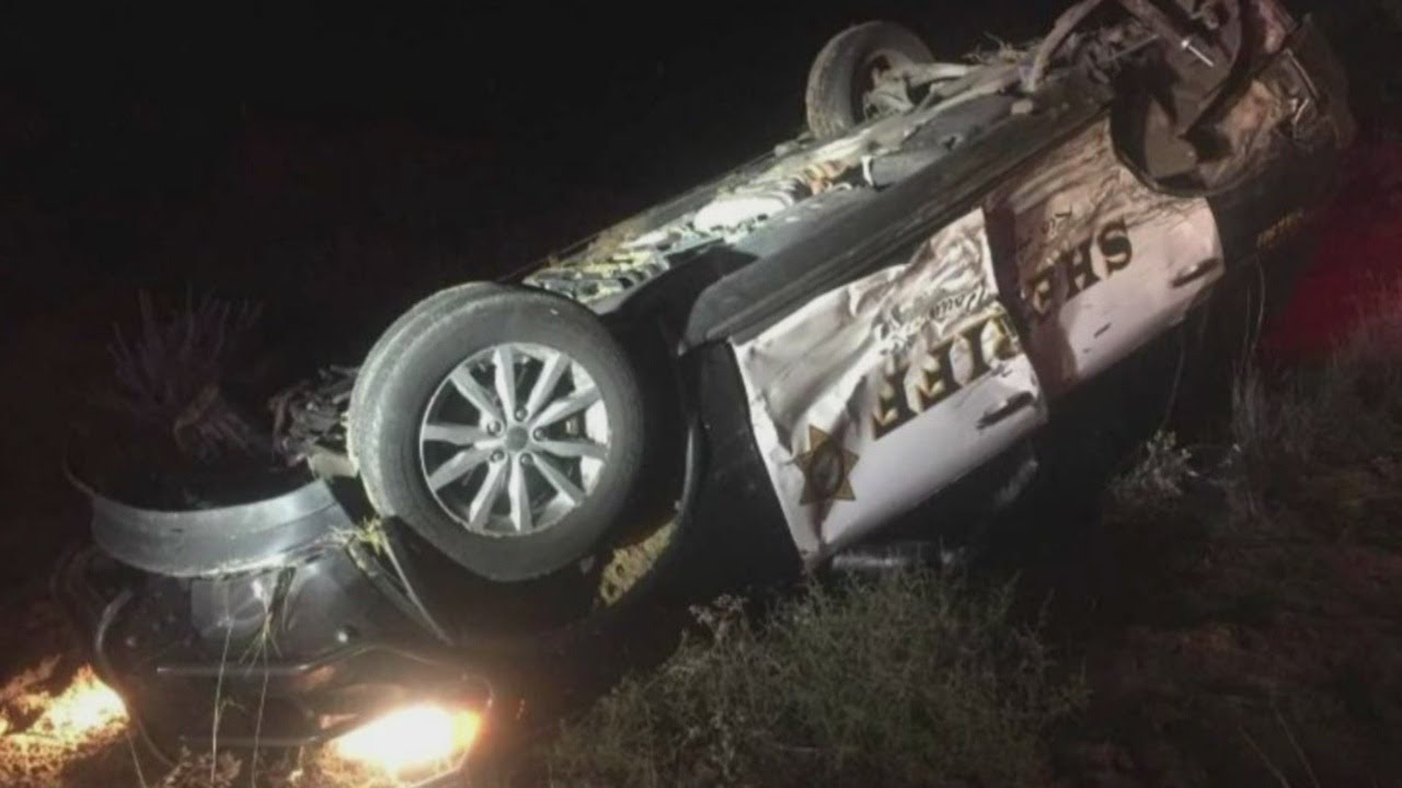 Police video shows moments after deputy hit by alleged drunk driver