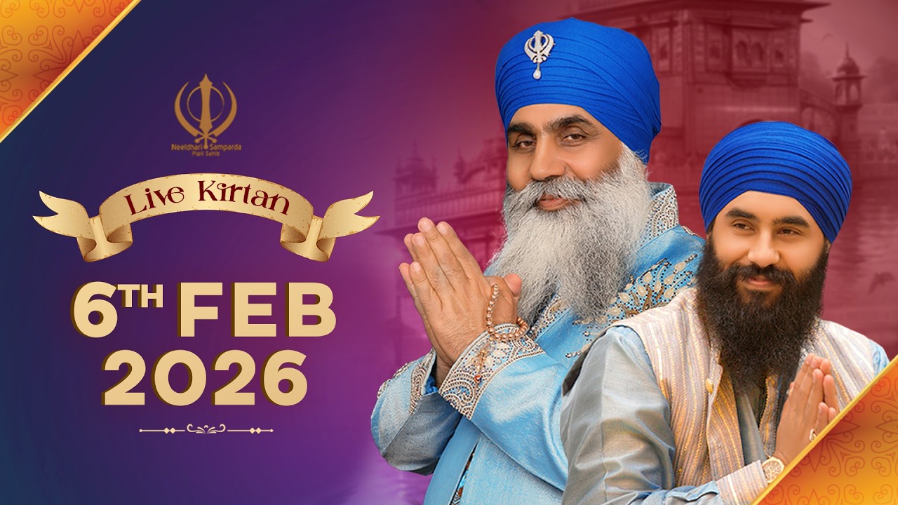 Live Kirtan from Singapore | 06Feb26n | Neeldhari Samparda | Bhai Nirmal Singh Ji Khalsa