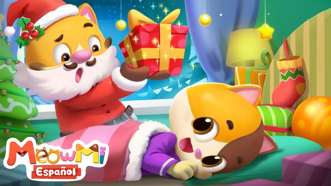 Una Sorpresa de Navidad🎄 | Feliz Navidad | Canciones Infantiles | MeowMi Family Show Español🐱