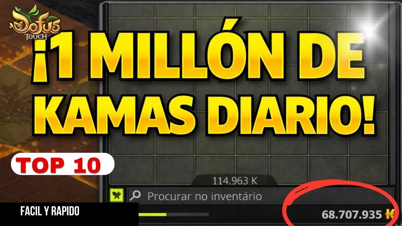 Cómo ganar 1 MILLÓN de kamas al día en DOFUS y Dofus Touch 💰 Método fácil y rentable (Guía 2026)