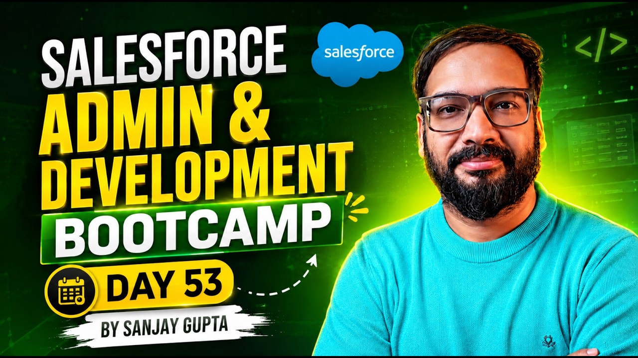 Day 53 | Salesforce Bootcamp 2023 | Asynchronous Apex | Future Method | Learn Live with Sanjay Gupta