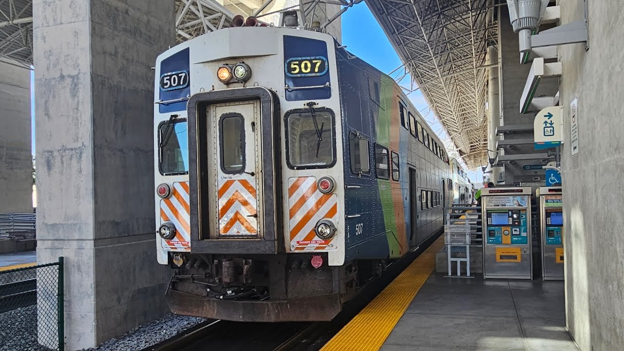 Tri Rail Railfanning at Miami Airport Station 7/1/24