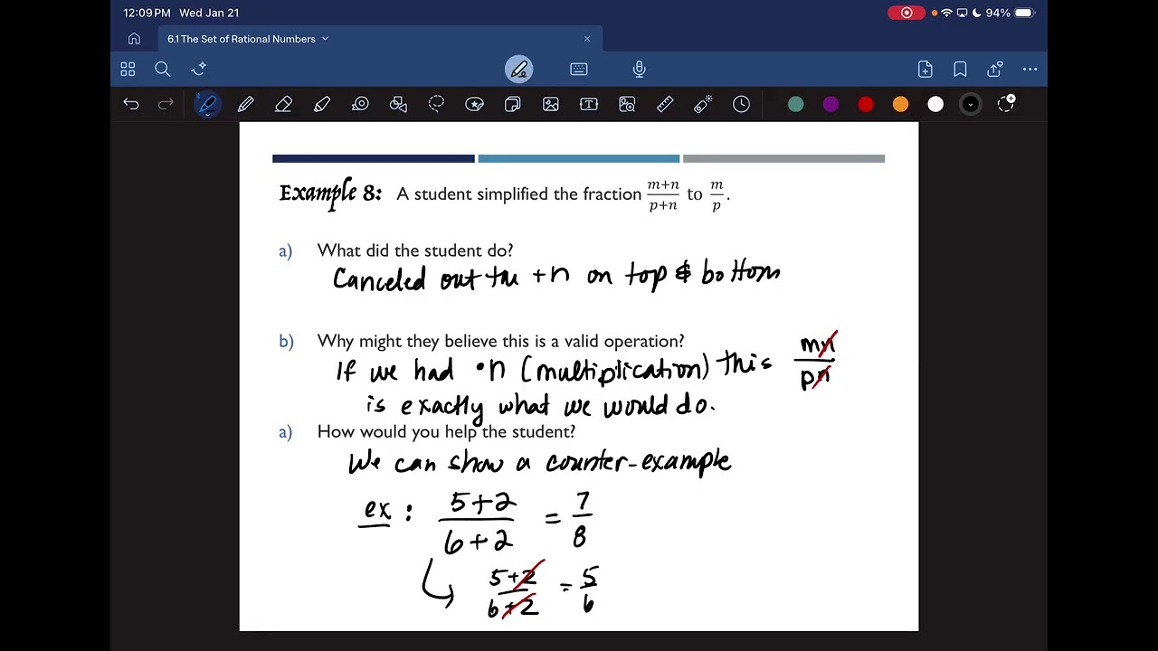 6.1 The Set of Rational Numbers (part 3)