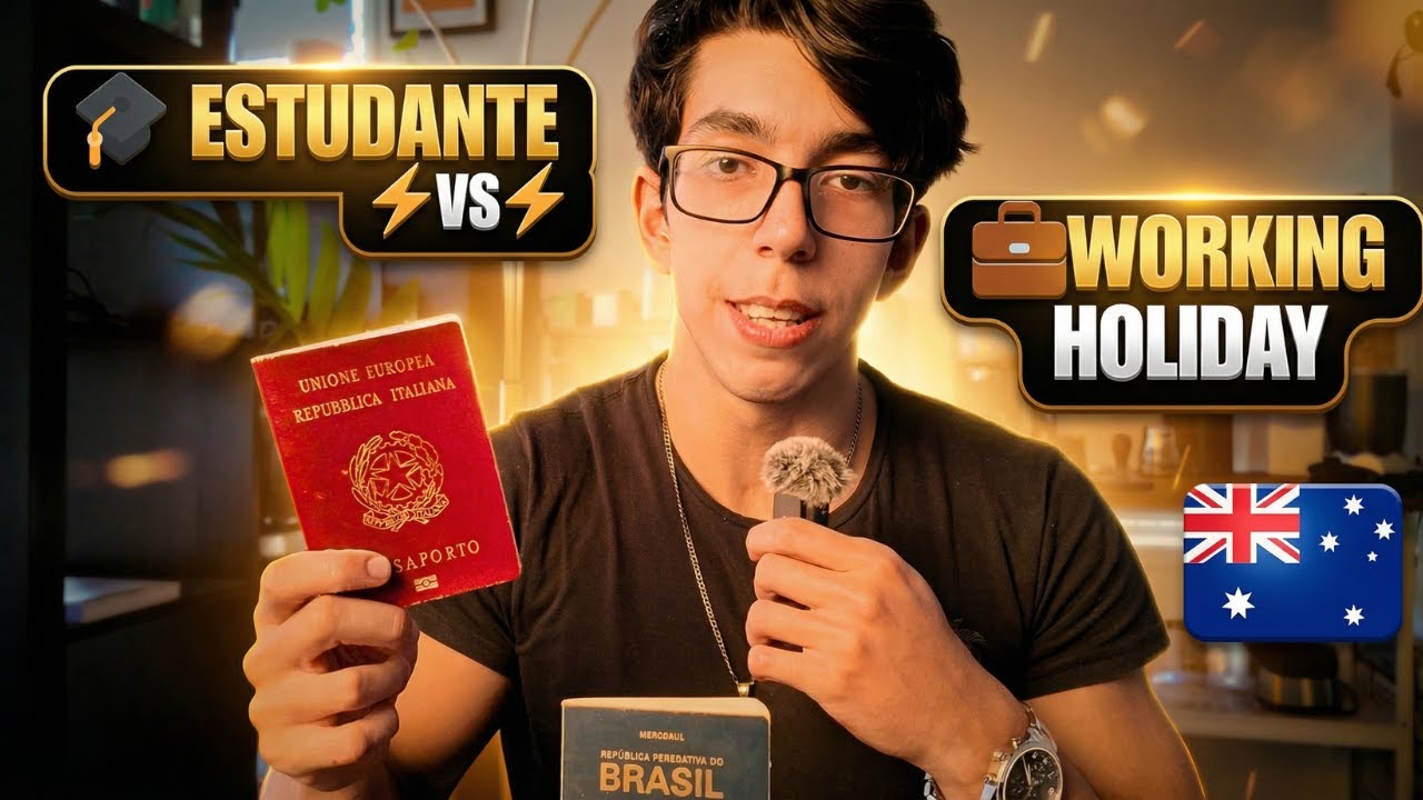 Estudante vs Working Holiday na Austrália 🇦🇺 | Qual o melhor visto pra você em 2025?
