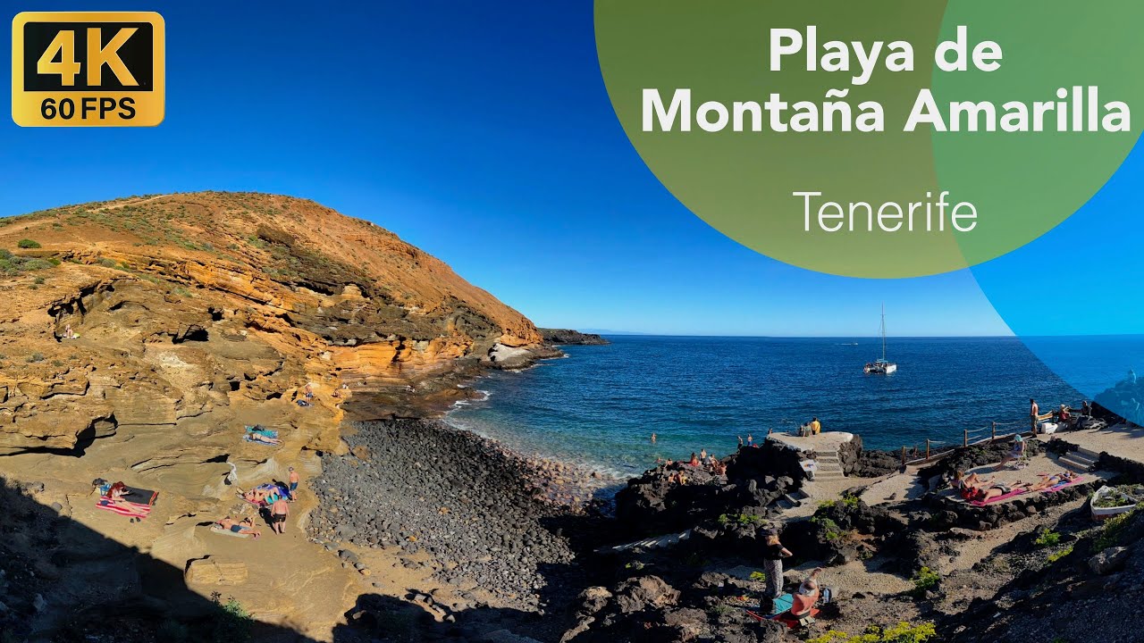Tenerife - Playa de Montaña Amarilla - 4K