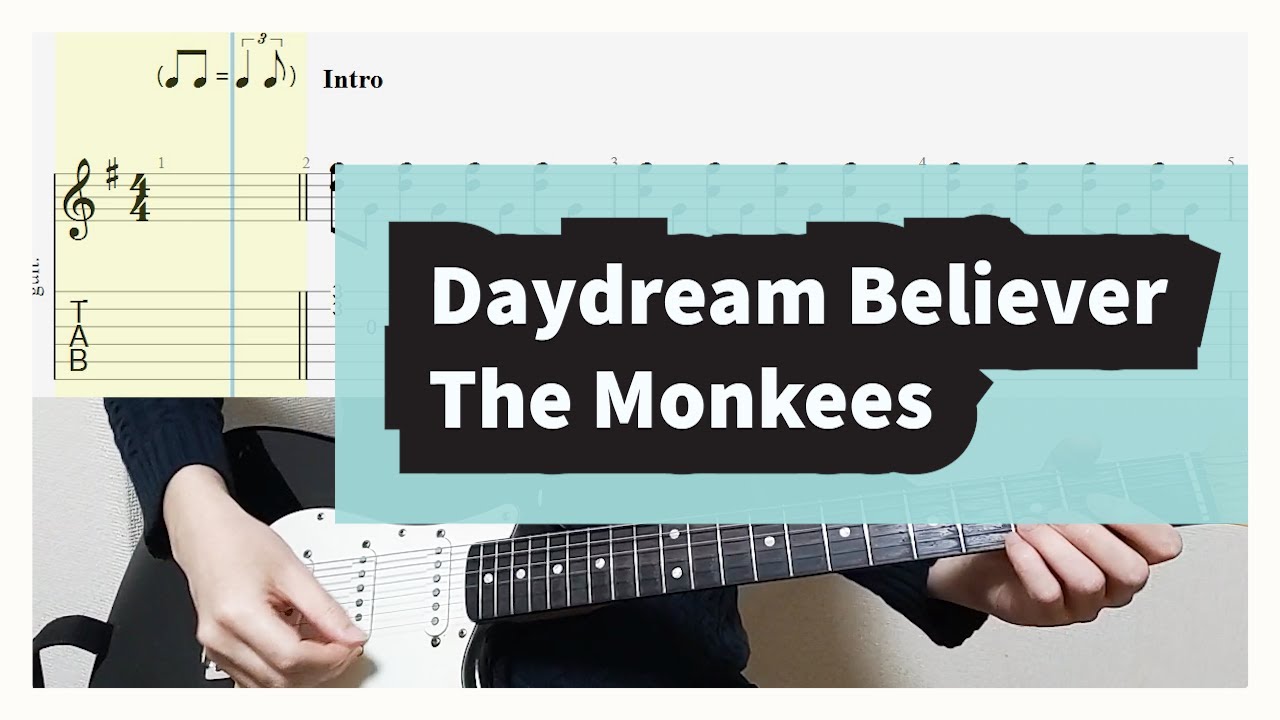 The Monkees - Daydream Believer Guitar Cover With Tab