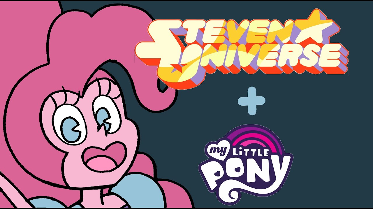 //SPEEDPAINT// My little Pony x Steven Universe. Pinkie Pie - Spinel.