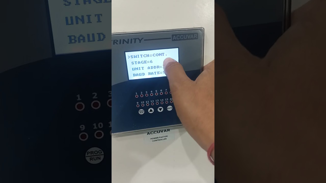 Trinity ACCUVAR 3CT Apfc relay setting