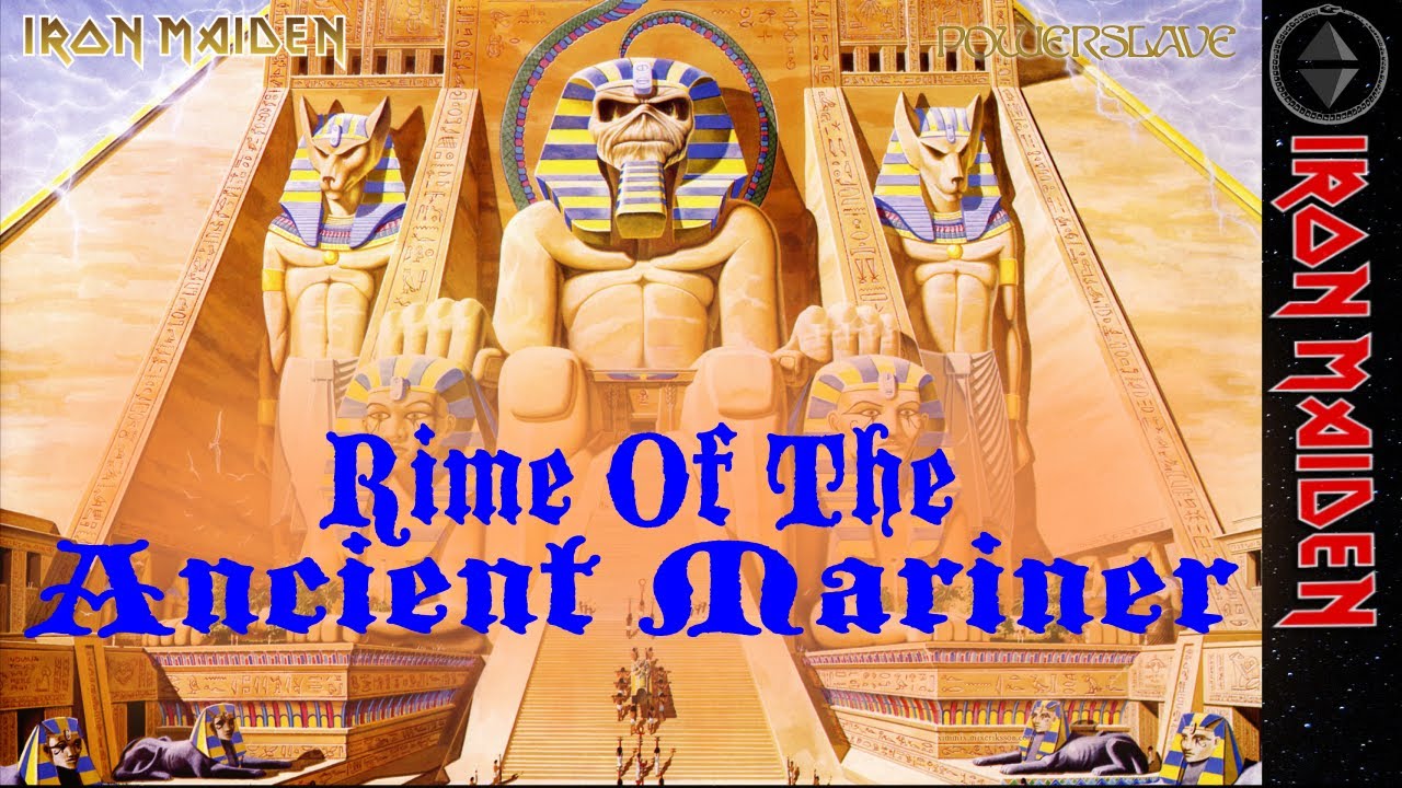 Rime of the Ancient Mariner - IRON MAIDEN -  Drum cover (With Lyrics)