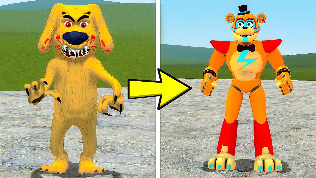 😱NIGHTMARE TALKING BEN vs FREDDY FNAF SB | gmod realism