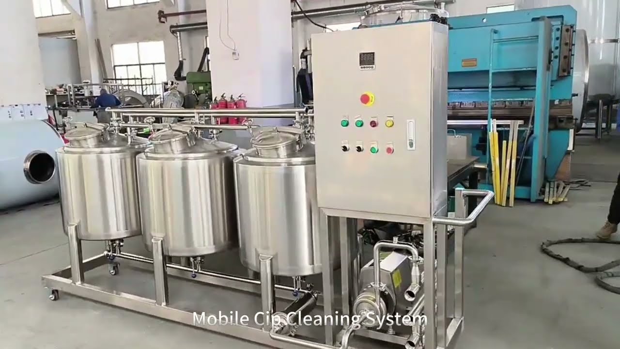 Portable Small CIP Cleaning System &ndash;Easy Operation for On-Site Equipment Cleaning