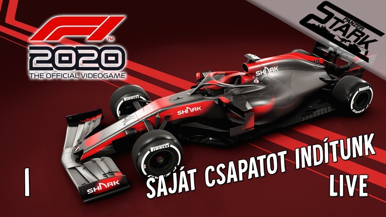 F1 2020 - 1.Rész (Indítunk egy saját csapatot) - Stark LIVE