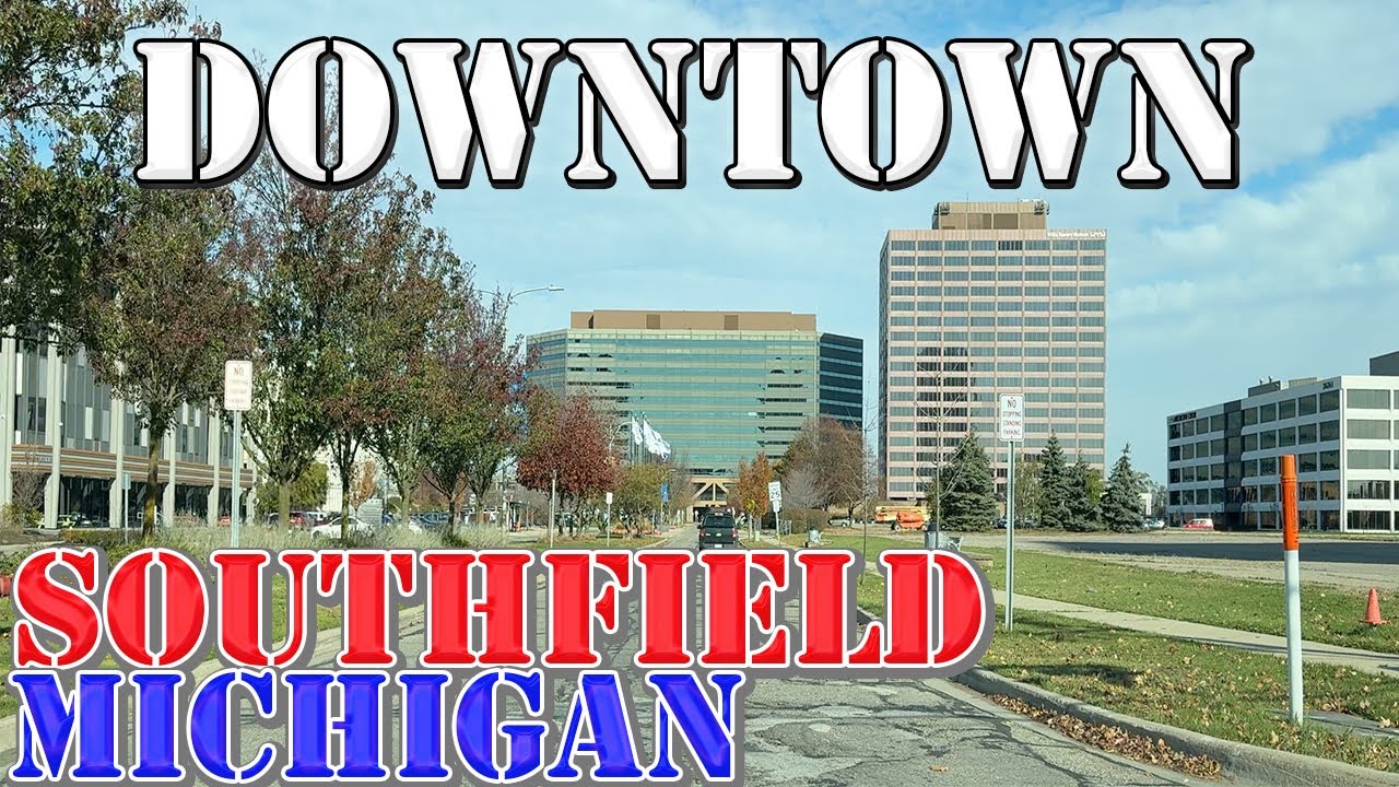 Southfield - Michigan - 4K Downtown Drive