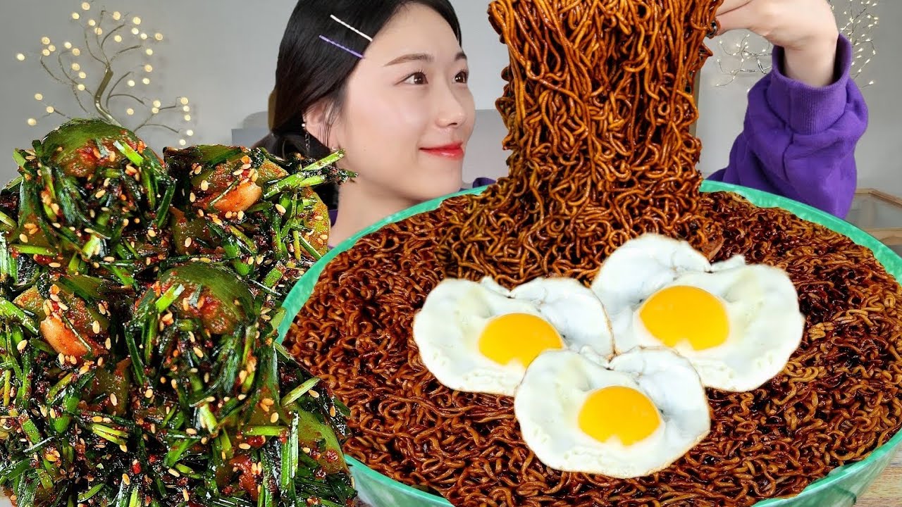 LIVE) 신제품 대왕컵라면 불짜계치 오이김치 후식은 도~넛 리얼먹방 :) big ramyeon , Donut MUKBANG