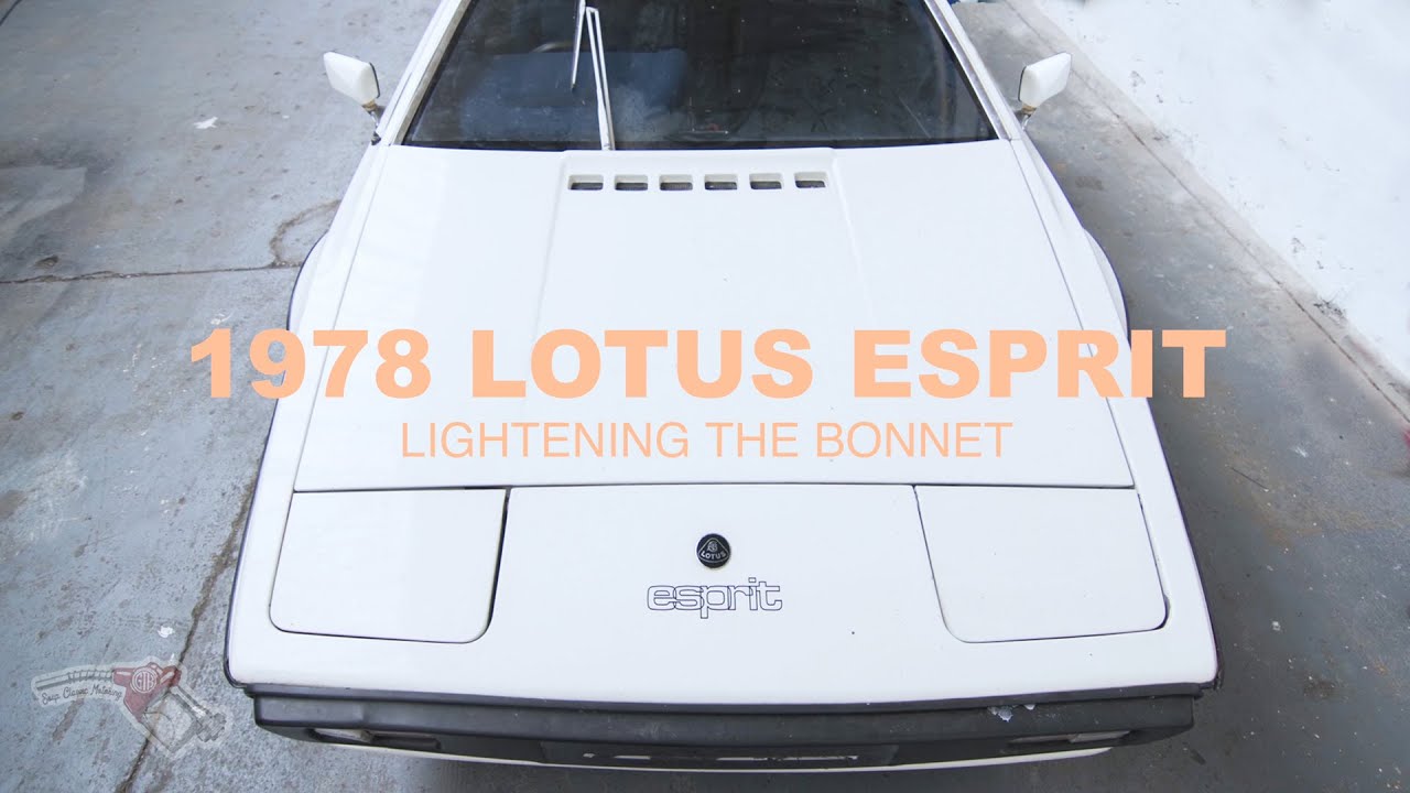 Lightening bodywork the oldschool way on a 1978 Lotus Esprit