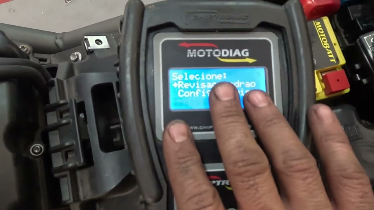 como apagar chave de manutenção Tiger 800 xcx #WALLACEMOTOS #MOTODIAG DIA A DIA DA OFICINA (27)