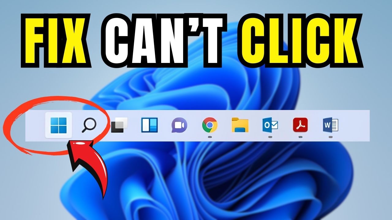 How To Fix Can't Click On Start Menu In Windows 11 (2026)
