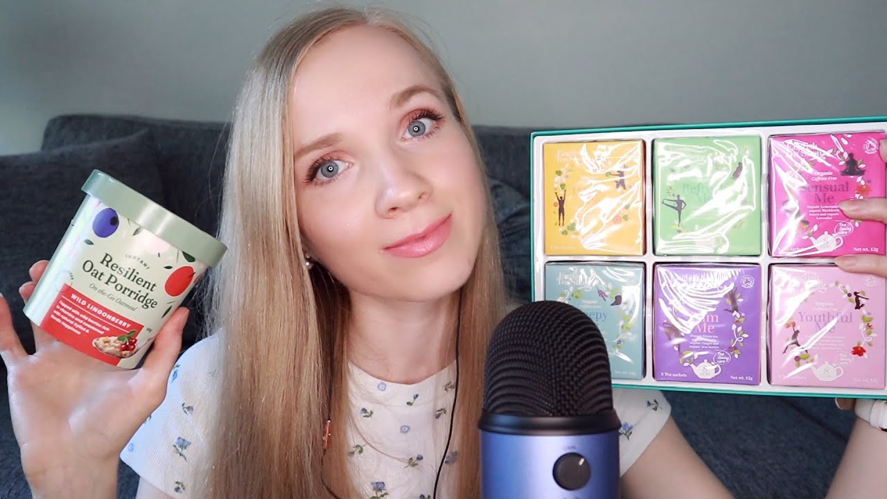 ASMR SUOMI Ostosten Esittely🧁Kuiskailua, Erilaisia Ääniä💤ASMR Unboxing, Whispering, Triggers💙