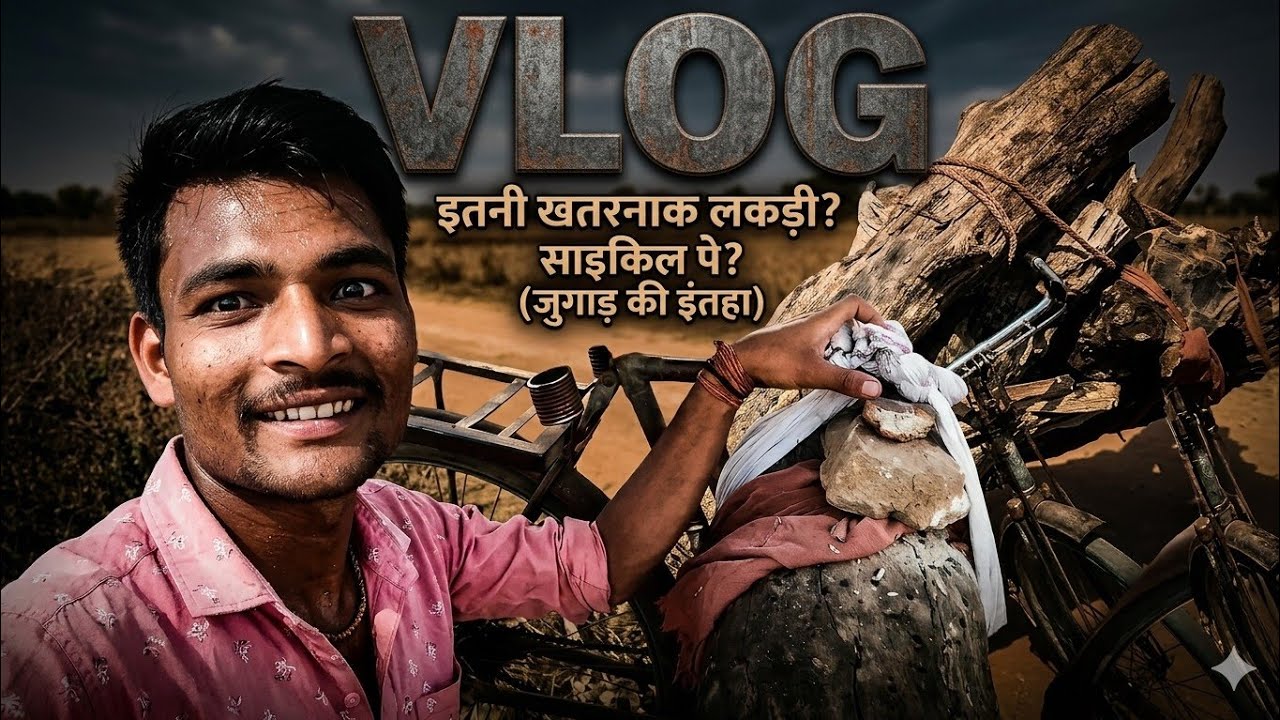 साइकिल पर इतना खतरनाक जुगाड़ 😱 