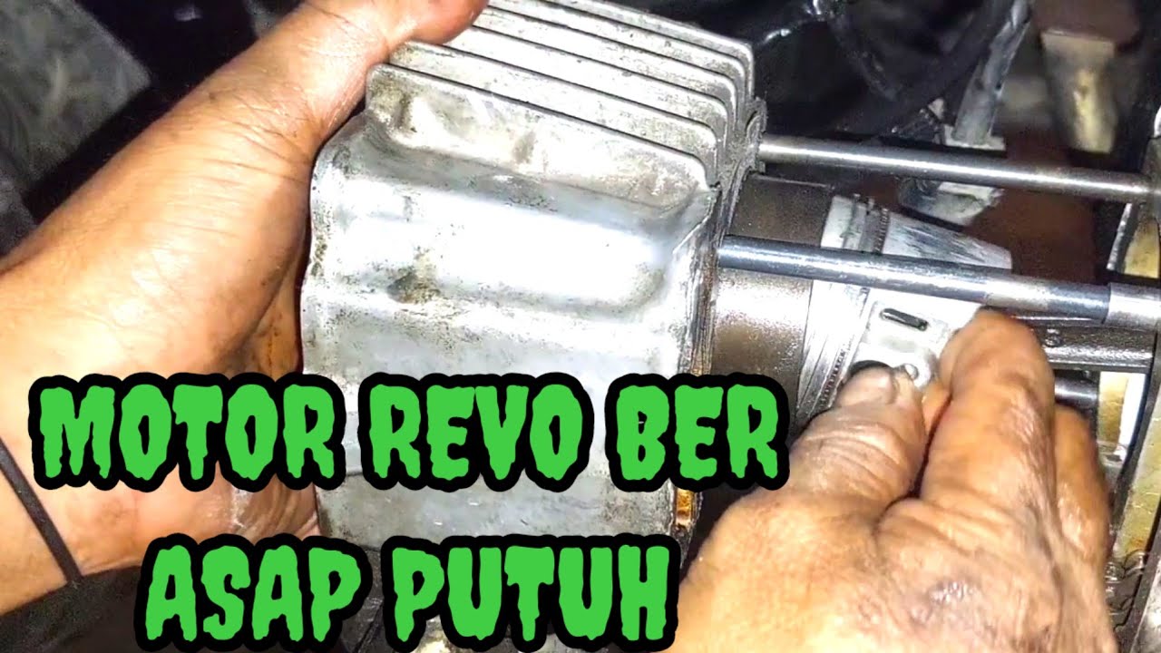 CARA MEMASANG BLOK PISTON MOTOR RAVO