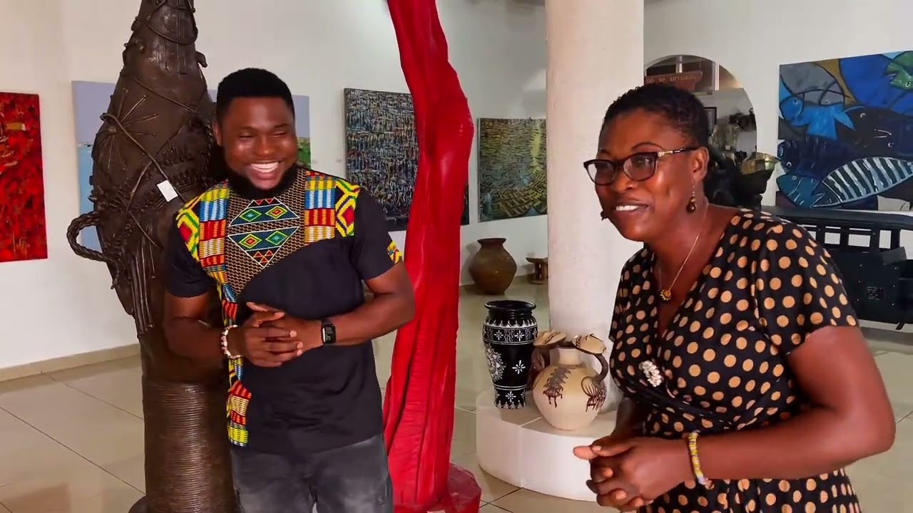 Inside One of Accra’s Most Iconic Art Galleries 🇬🇭#artandculture #africanstorytelling