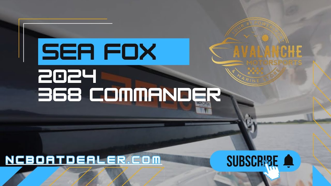 2024 SEA FOX 368 COMMANDER @ AVALANCHE MOTORSPORTS, YOUR VOLUME LEADING DEALER!