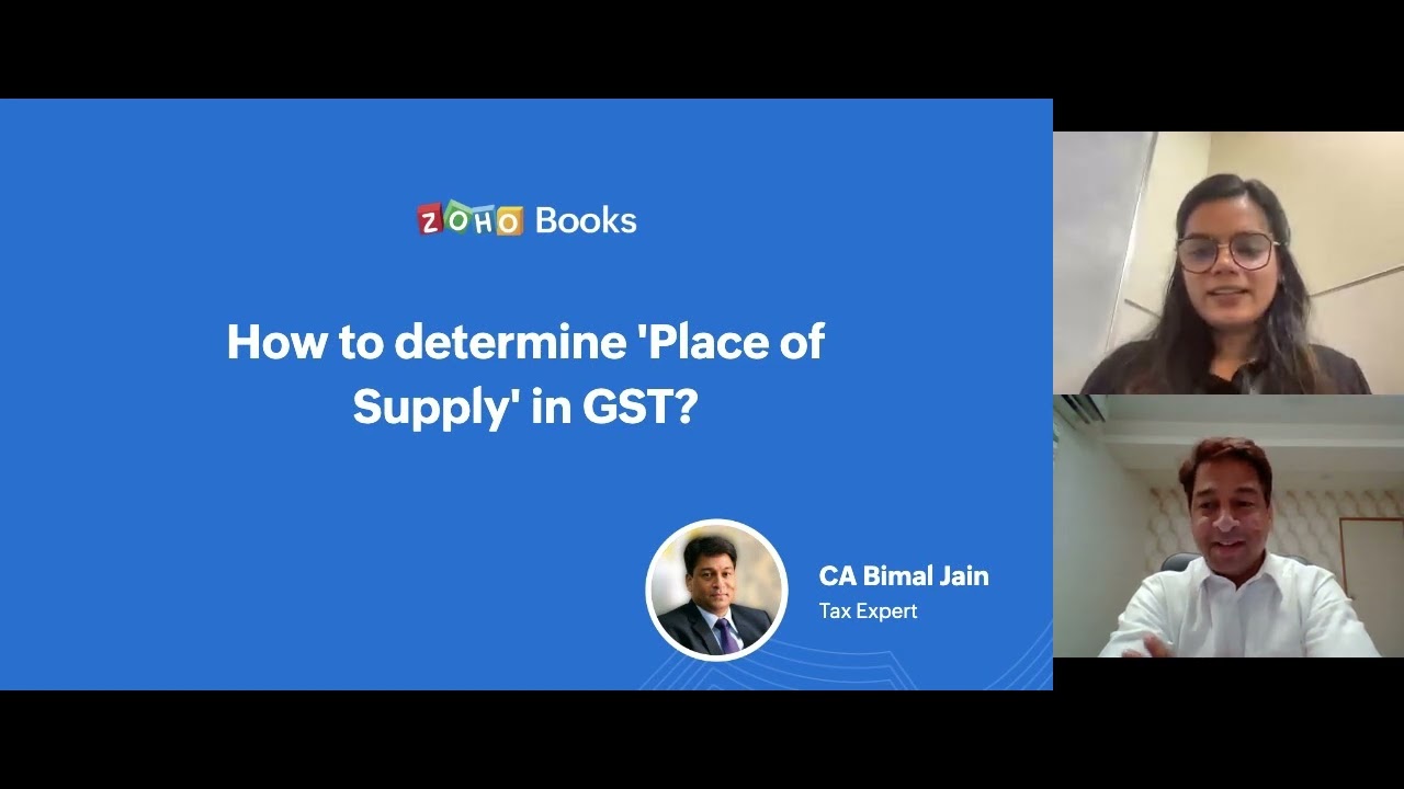 How to Determine the Place Of Supply In GST - CA Bimal Jain