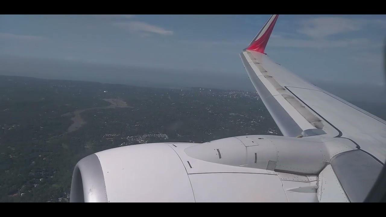 Air India Express Landing At Kannur Int Airport #airindia #kannurairport #b737 #airindiaexpress