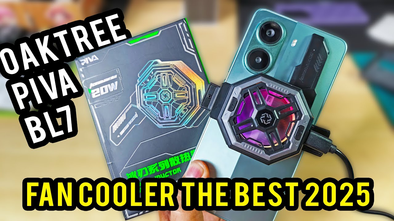 Fan Cooler Cocok Limit Panas POCO X7 Pro ! Unboxing Review Test PIVA BL7 Oaktree Paling Worth it !
