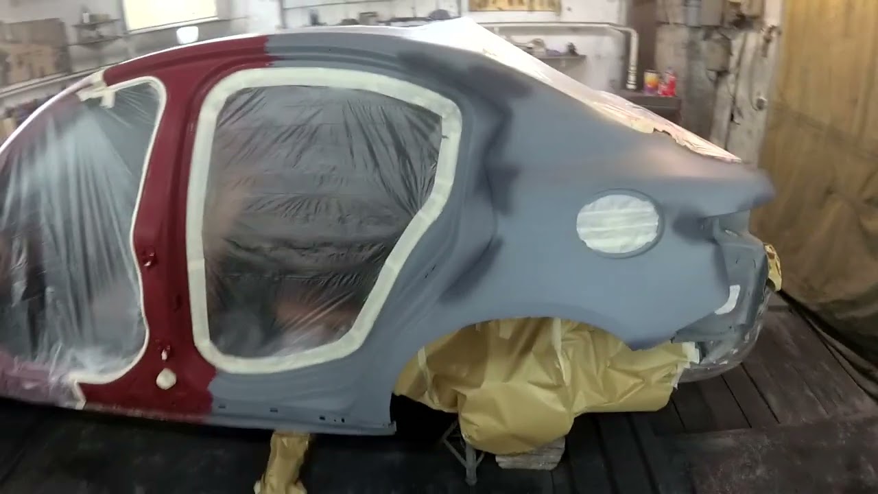 Финал подготовки и покраска Alfa Romeo Giulia | Sikkens, Wanda, Kiwami4, 3M