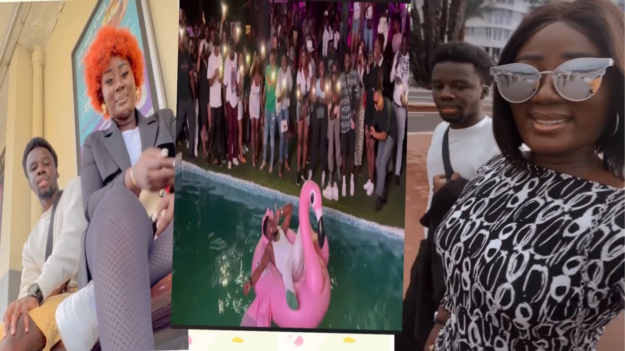 EUNICE ZUNON ET SON FRÈRE TÉNOR SUR FLAMAN ROSE AU SÉNÉGAL