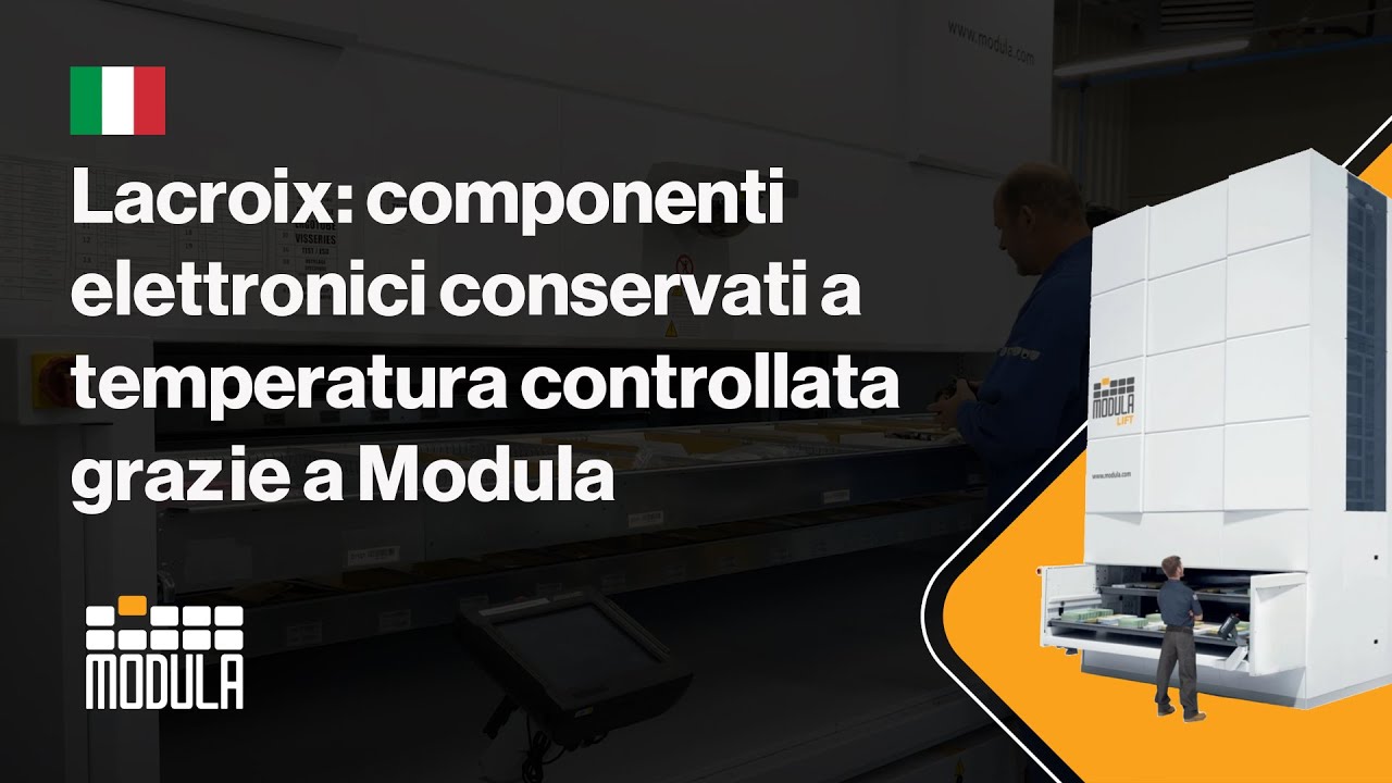 Lacroix: componenti elettronici conservati a temperatura controllata grazie a Modula