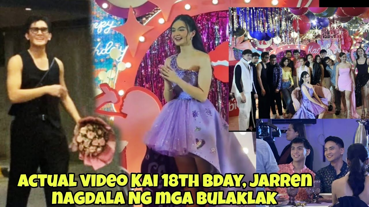 ACTUAL VIDEO KAI MONTINOLA 18TH BIRTHDAY, JARREN NAGDALA NG MGA BULAKLAK, MGA HOUSEMATES SPOTTED