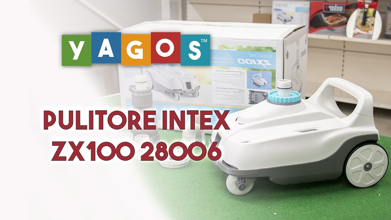 Nuovo pulitore automatico piscina Intex ZX100 28006EX 28006 unboxing e montaggio
