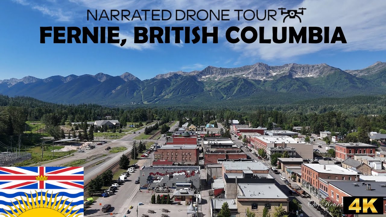 Fernie, British Columbia✨  4K Drone