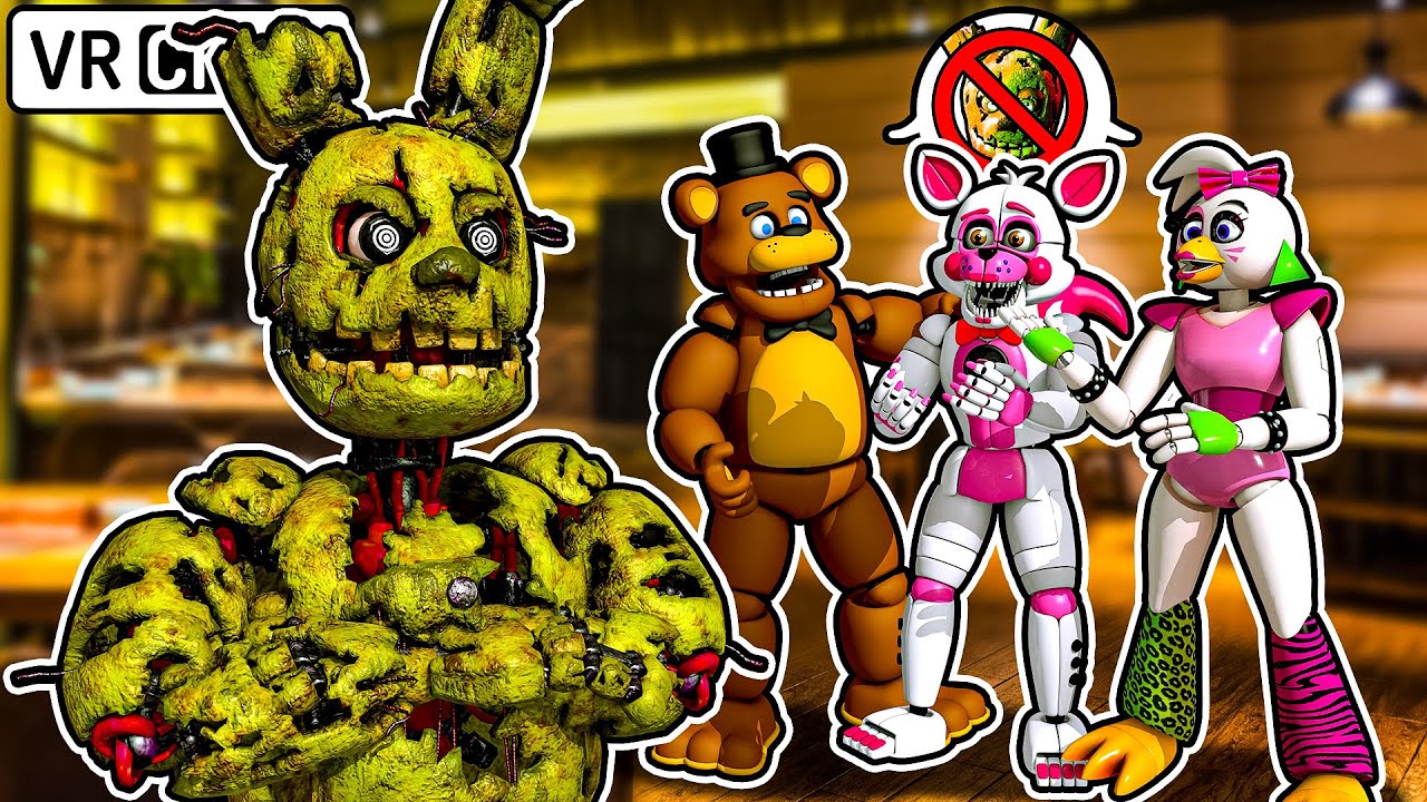 Freddy Fazbear MEETS Springtrap in VRCHAT