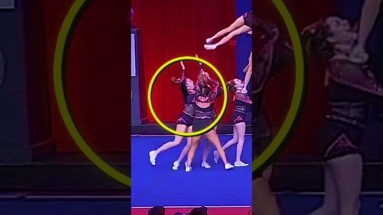 One MISTAKE costs Everything!😞#cheerleading #performancecheer #cheer #cheercompetition #cheerleader
