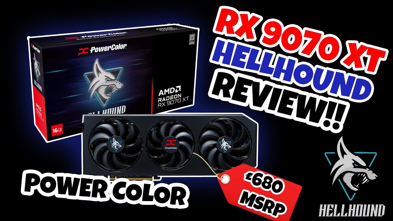Обзор RX 9070 XT HellHound | Питание | Температуры | Тестирование BIOS в режиме тишины и производ...