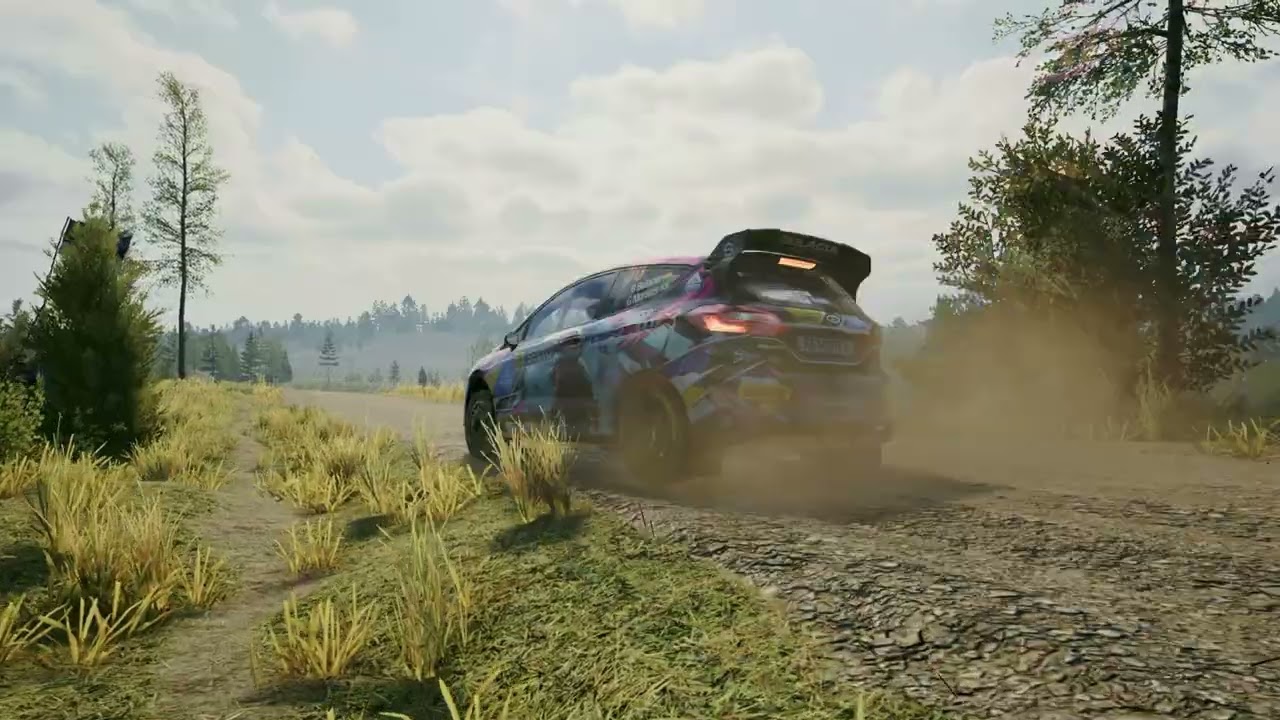 Let's drive EA WRC Ford Fiesta Rally3 Evo at Leustu Finland.