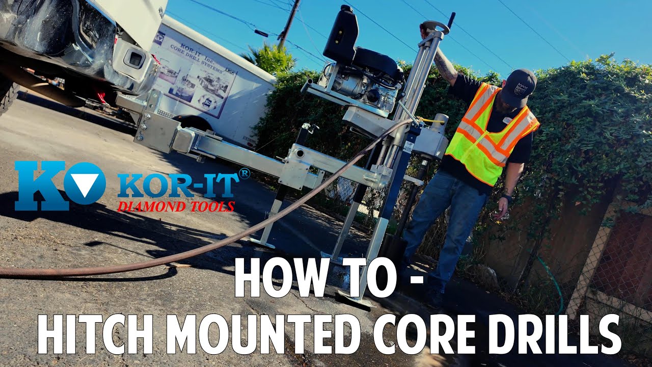 How To Use Our Hitched Mounted Core Drills