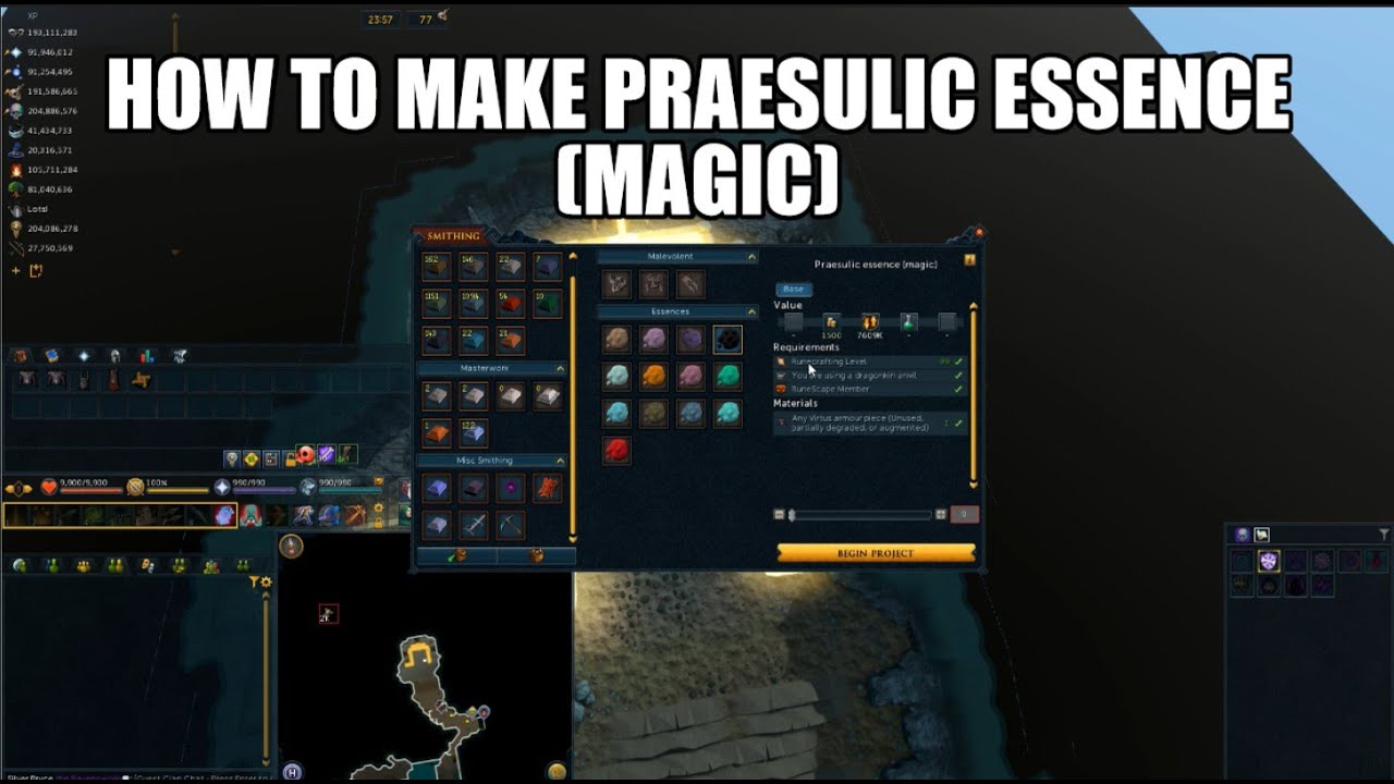 How to make praesulic essence (magic) | Runescape 3