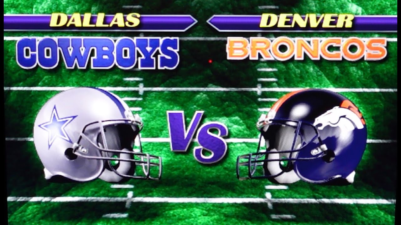 NFL Blitz - Arcade1UP Gameplay - Cowboys vs Broncos