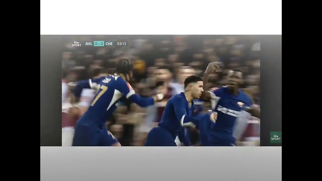 Enzo fernandez freekick against Aston villa | free clip 4k