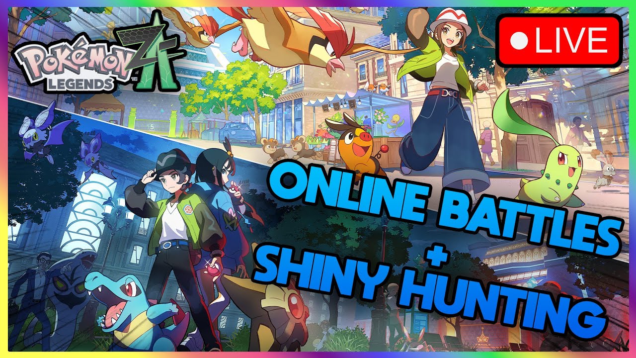 POKEMON LEGENDS Z-A ONLINE GRIND AND SHINY HUNTING