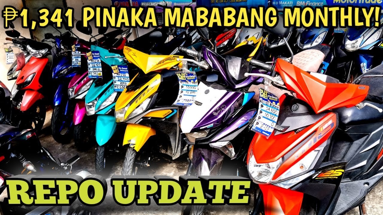 REPO MOTORCYCLE ₱1,341PINAKA MABABANG MONTHLY! YAMAHA MIO GEAR REPO NA 700 PA LANG ODOMETER.