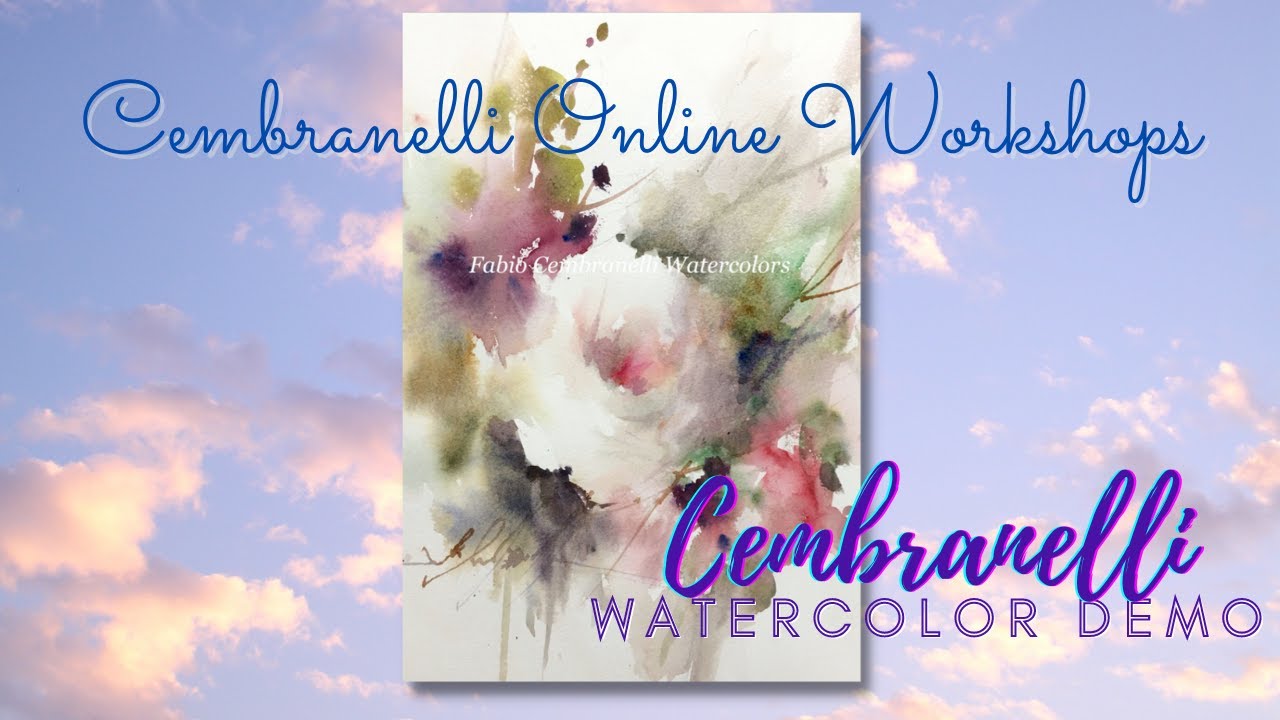 Watercolor/Aquarela - Online Workshop Demo - Roses